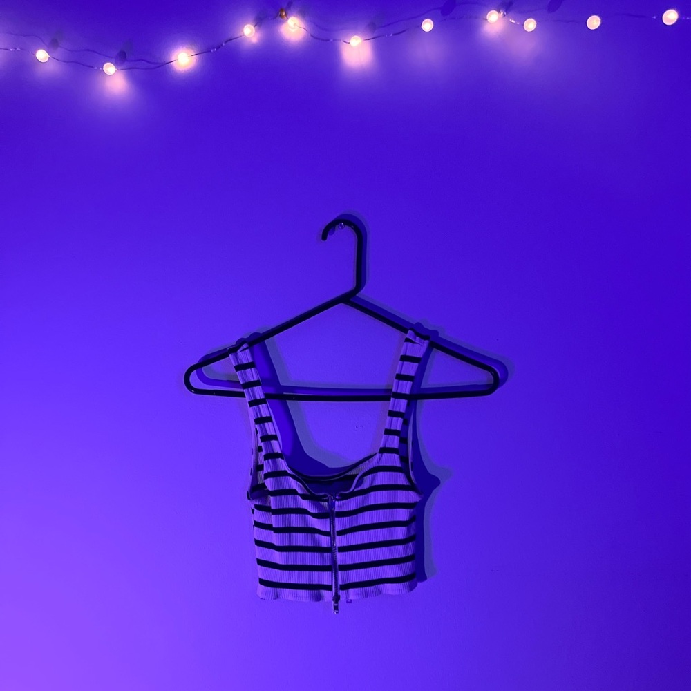 Striped Crop Top